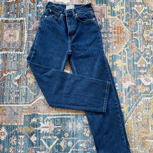 Everlane - Way High Jeans - size 24 - vintage indigo
